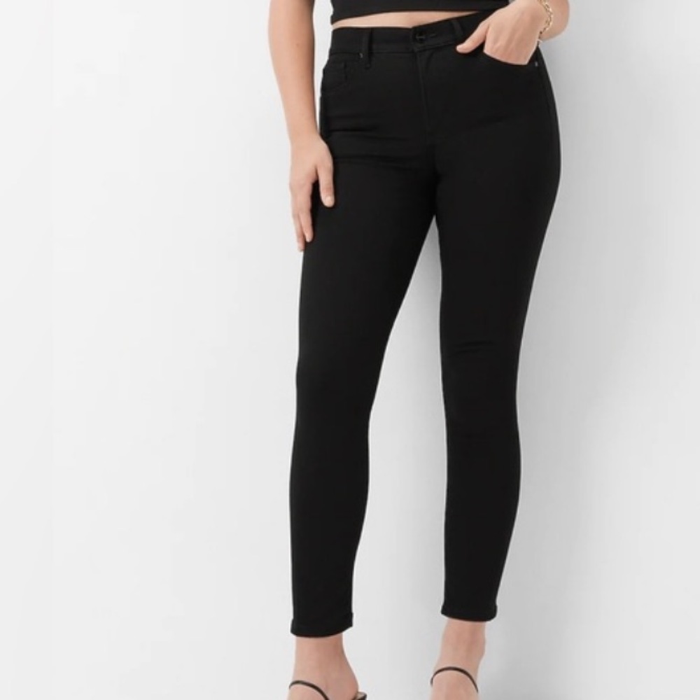 Express Mid-Rise Stretch Jean Leggings
